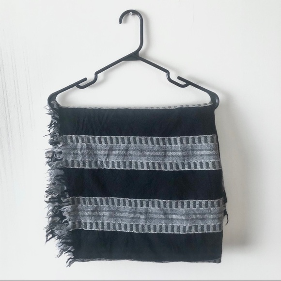 Wilfred wool mixed stripes blanket - Picture 2 of 2